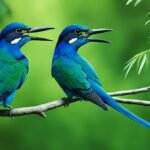 agapòrnis aves azul