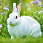 conejo blanco ojos rojos